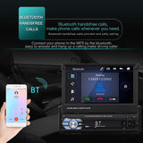 7 Inch Car Mp5 Player - Bluetooth Hands-Free Reverse