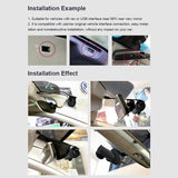 360 Degree Hidden Car Wifi Driving Recorder with Single Camera