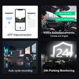 360 Degree Hidden Car Wifi Driving Recorder with Single Camera