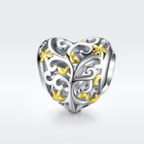 925 Sterling Silver Tree Of Life Beads For Diy Bracelets