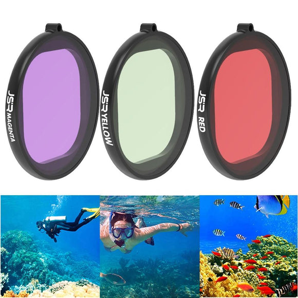 3-in-1 Round Diving Lens Filter for Gopro Hero8