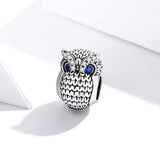 925 Sterling Silver Owl Beads For Diy Bracelets & Necklaces