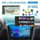 9 Inch Car Android Navigation Screen With Carplay - 2 + 64G