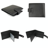 Rfid-protected Men Short Wallet - Secure & Compact