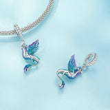 925 Sterling Silver Dragon Bracelet With Zircon Beads