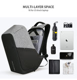 15-inch Multifunction Usb Charging Laptop Backpack for Men
