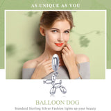 925 Sterling Silver Balloon Dog Charm For Diy Bracelets Style - Bead