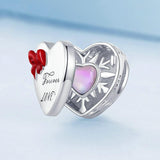 925 Sterling Silver Heart Bracelet With Openable Gift Box