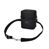 Compact Black Oxford Shoulder Crossbody Backpack With Single Strap For Men - Black Large