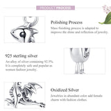 925 Sterling Silver Drogon Dinosaur Charm For Diy Bracelets