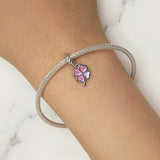 925 Sterling Silver Symphony Clover Pendant For Diy Bracelets