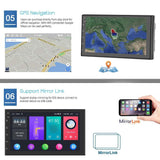 7 Inch Android Wifi Car Navigation Reversing Video Player - 2 + 32G