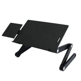 Adjustable Folding Laptop Desk with Mouse Board - Aluminum Alloy
