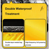 Waterproof Outdoor Stream Tracing Backpack Black 16L - Yellow-16L