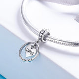 925 Sterling Silver Mothers Love Bead For Diy Bracelet Perfect Mother'S Day Gift Style - Bead