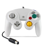 2-pack Wired Vibrating Game Controller for Nintendo Ngc / Wii - Available - White