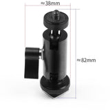 Universal Dual Ballhead Cold Shoe Mount for Action Cameras