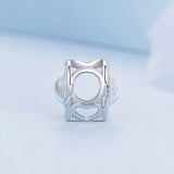 925 Sterling Silver Infinity Heart Bracelet With Zircon Beads