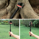 70cm Straight Pull Selfie Stick for Sports Cameras with 3 Jaw Screw - Single Rod