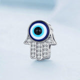 925 Sterling Silver Zircon Hand Of Fatima Bracelet