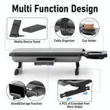 Adjustable Laptop Stand with Storage Drawer - Height Riser - Basic