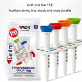 Adjustable Golf Tee Set - 4pcs / Box - 77mm Length - Aiming Assist