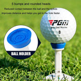 Adjustable Golf Tee Set - 4pcs / Box - 77mm Length - Aiming Assist