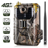 20Mp 2K Wildlife Hunting Trail Camera With Night Vision And 4G Cellular Surveillance