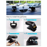 1080p Night Vision Hidden Driving Recorder with Aromatherapy - 2 Inch Hd Single Lens