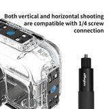 60m Waterproof Dive Shell for Magisn Camera - Horizontal & Vertical Shooting - For Insta360 Ace Pro