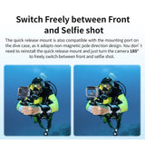 60m Waterproof Dive Shell for Magisn Camera - Horizontal & Vertical Shooting - For Insta360 Ace Pro