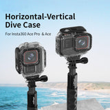 60m Waterproof Dive Shell for Magisn Camera - Horizontal & Vertical Shooting - For Insta360 Ace Pro
