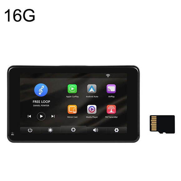 7 Inch Hd Smart Screen Carplay Android Auto 16G Memory Card