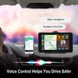 7 Inch Hd Smart Screen Carplay Android Auto 16G Memory Card