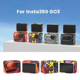 Carbon Fiber Style Body Sticker for Insta360 Go 3 Action Camera - Painting