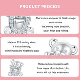 925 Sterling Silver Valentine'S Day Bear Beads