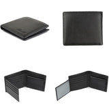 Leather Coin Purse with Rfid Protection for Men