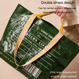 Eco Friendly Large Capacity Folding Shopping Bag Beige - Large Green
