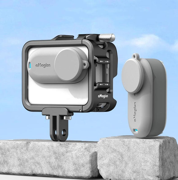 Amagisn Metal Rabbit Cage Protection for Insta360 Go 3 - Bezel Accessories