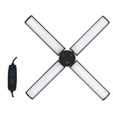 Portable Beauty Live Fill Light for Mobile Phones - Foldable Wire-controlled