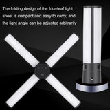 Portable Beauty Live Fill Light for Mobile Phones - Foldable Wire-controlled