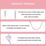 925 Sterling Silver Love Safety Chain For Diy Beading