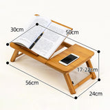 Adjustable Folding Laptop Desk for Dorm or Study - Height and Space Saver