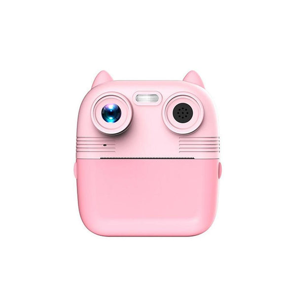 Instant Print Camera with Dual Lens - 2.8 Screen for Kids Blue - Pink