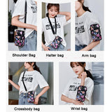 Animal Park Mini Crossbody Phone Wallet With Arm Band - Square Dot