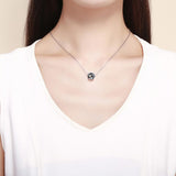 925 Sterling Silver Penguin Bracelet With Diamond Beads