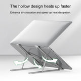 Adjustable Laptop Stand - Portable Folding Heat Dissipation Desktop Holder