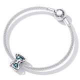 925 Sterling Silver Sun Moon Hourglass Beads Bracelet / Necklace Set