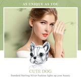925 Sterling Silver Bulldog Bead Animal Series