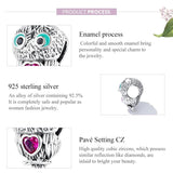 925 Sterling Silver Owl Beads For Diy Bracelets & Necklaces